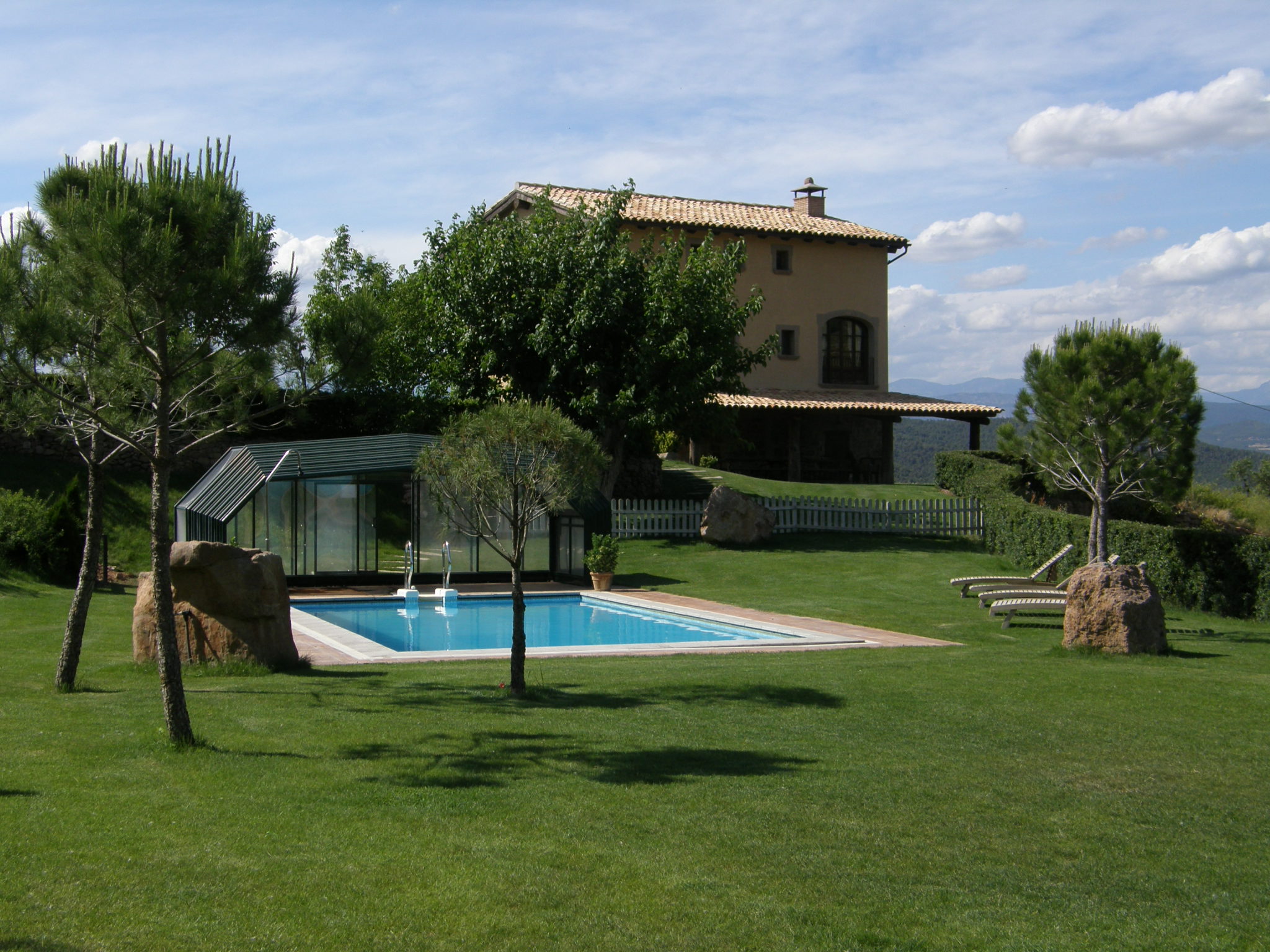 Pool and villa